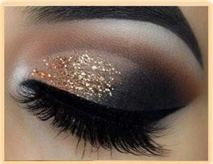 GLITTERY GOLD EYES