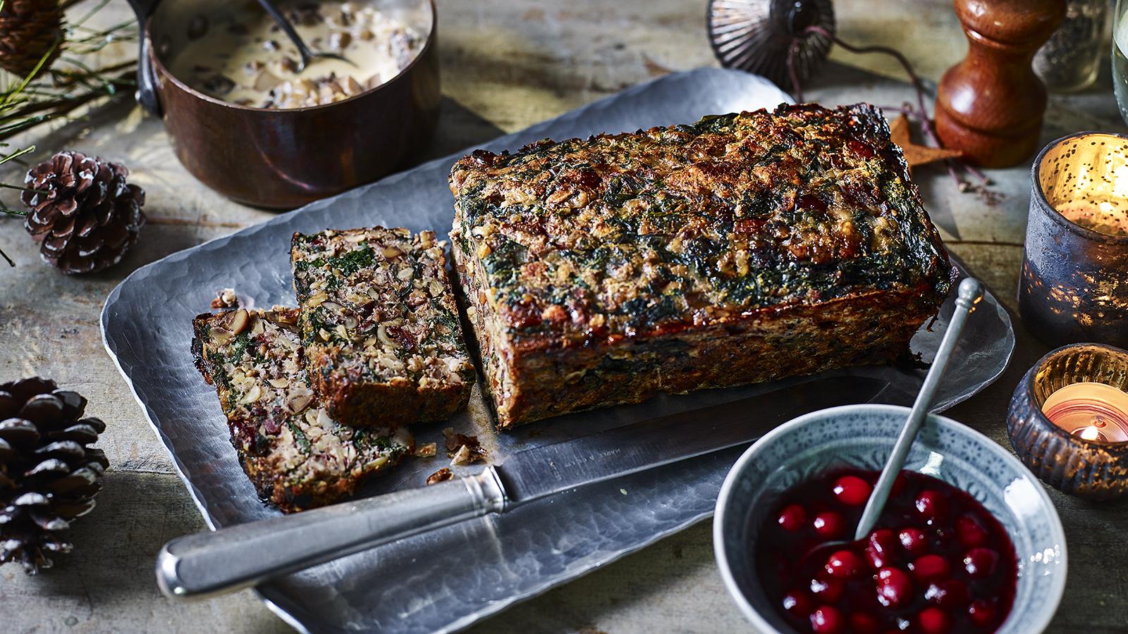 Christmassy nut roast