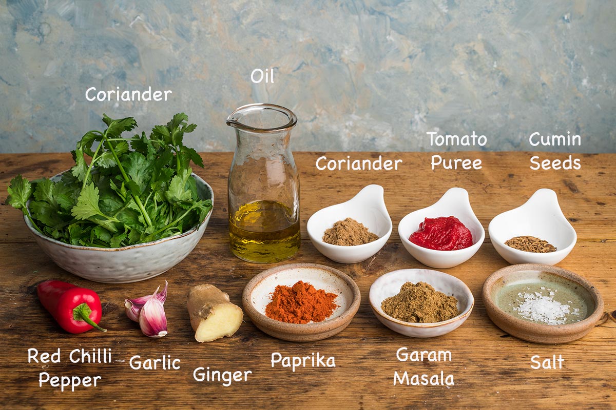 Tikka masala paste ingredients
